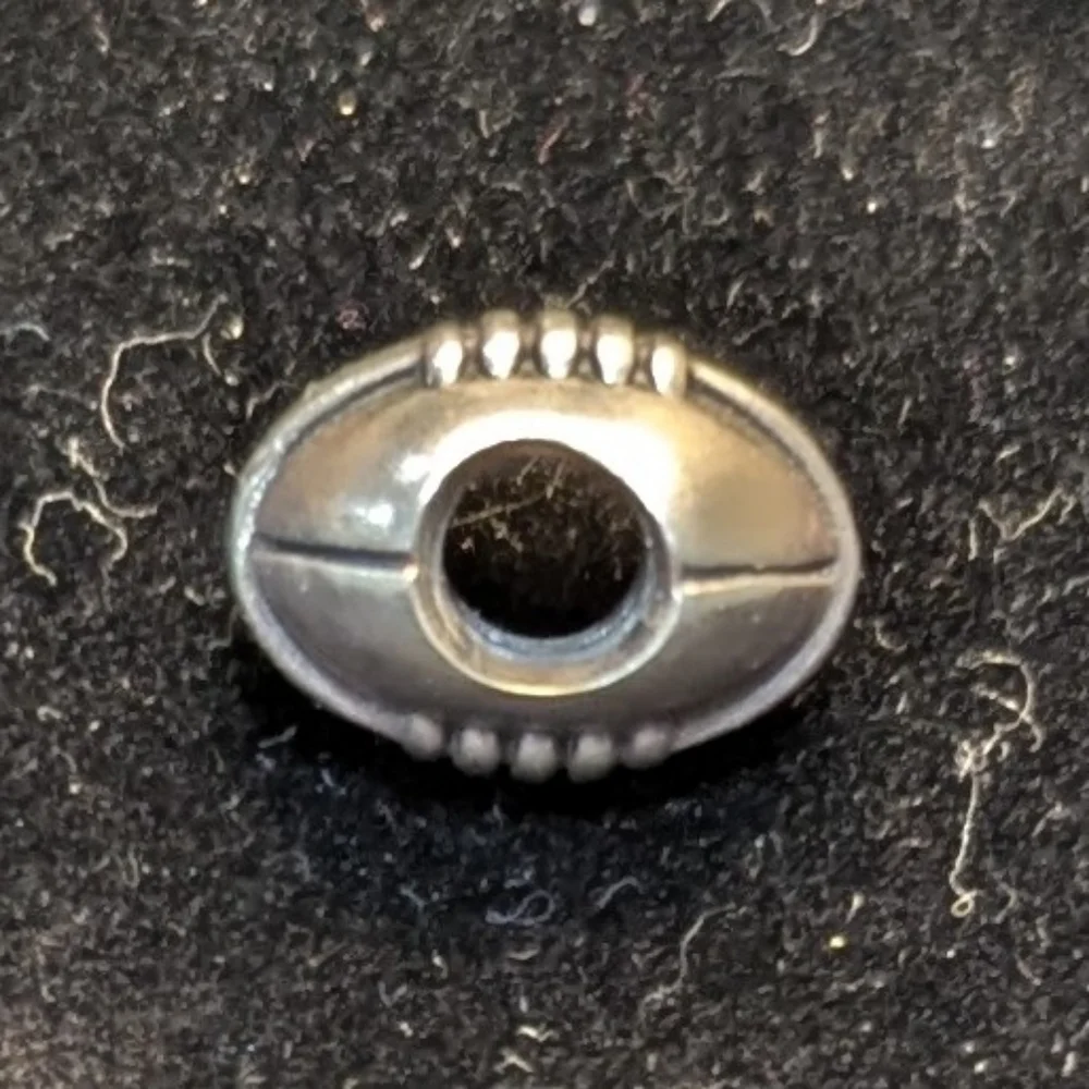 Sterling Silver 🏈 FOOTBALL 🏈 Charm - Picture 3 of 3